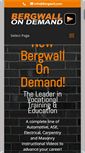 Mobile Screenshot of bergwall.com